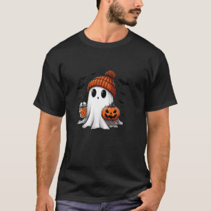 T-shirt Retro Froid Comme Mon Soul Coffee Clud Ghost Éffra
