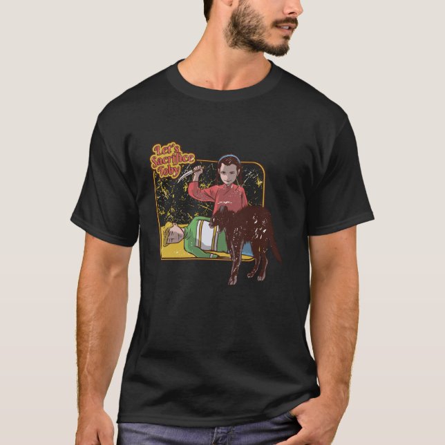 T-shirt Retro Funny Sacrifice Toby Parody Humo Adulte (Devant)