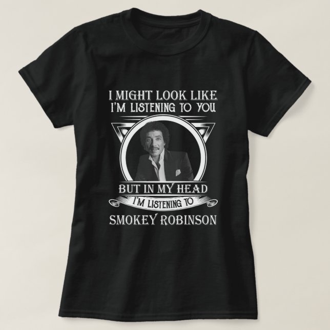 T-shirt Retro Funny Smokey Robinson's Gift Men Femmes (Design devant)