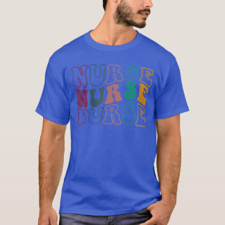 T-shirt Rétro Future Nurse Life for Registered Nurse Tee N