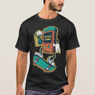 T-SHIRT RETRO GAME CARTOON
