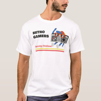 T-shirt Retro Gamers : Débloquer l'enfance