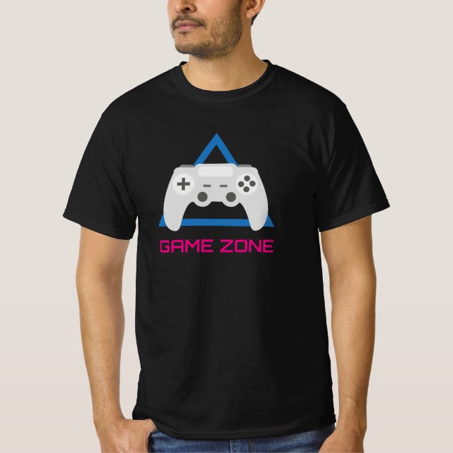 T-shirt Retro Gaming Controller Neon (Devant)
