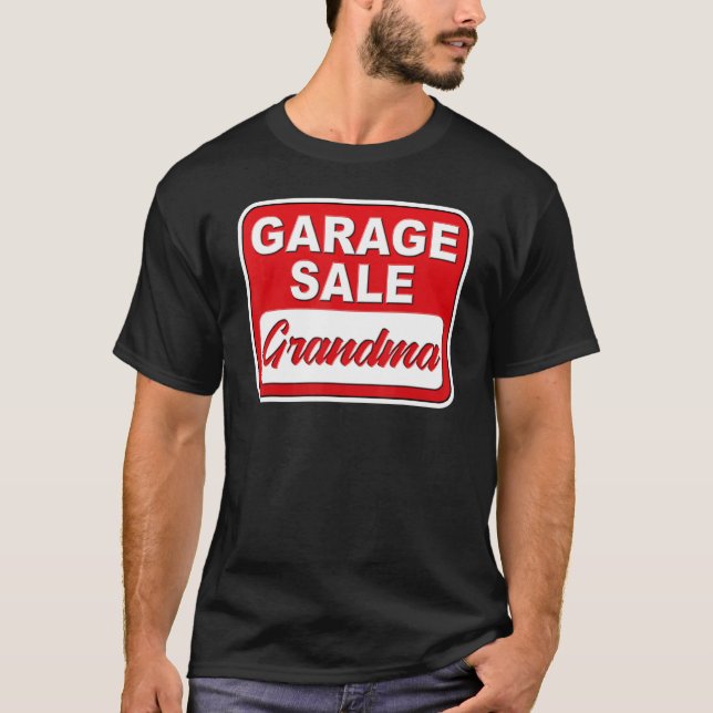 T-shirt Retro Garage Vente Grandma Thrifing (Devant)