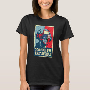 T-shirt Retro George Washington Cool Pour la 4ème Règle br