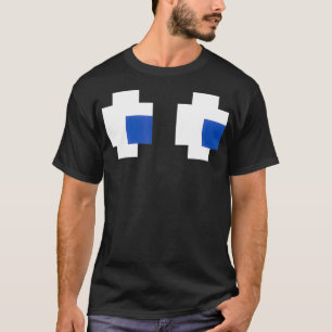 T-shirt Retro Ghost Eyes des années 80 Arcade Games T 