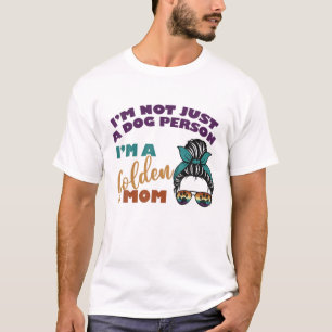 T-shirt Rétro Golden Retriever Lover Golden Lover Ou Golde