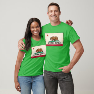 T-shirt Rétro Golden State Bear République de Californie