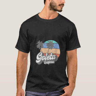 T-shirt Retro Goleta California CA Vintage Beach Surf V Ne