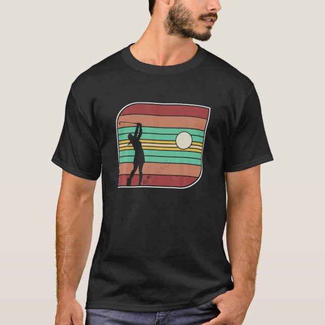 T-shirt Retro Golfing Legend Joueur Pro Gardeur de fan de  (Devant)