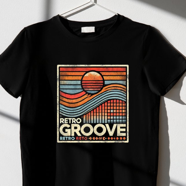 T-SHIRT RETRO GROOVE (Créateur téléchargé)