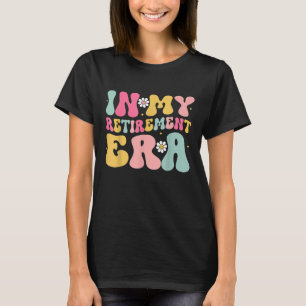 T-shirt Rétro Groovy Dans Mon Ère De Retraite Retraité 202