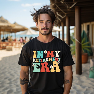 T-shirt Rétro Groovy Dans Mon Ère De Retraite Retraité 202