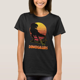 T-shirt Retro Grunge TRex Sunset Dinosaur
