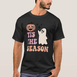 T-shirt Retro Halloween Citrouille Tis Saison Hot Ghoul H