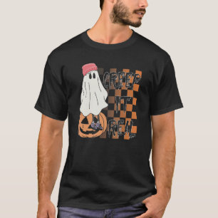 T-shirt Retro Halloween Creuse it Real Vintage Fantôme Hal