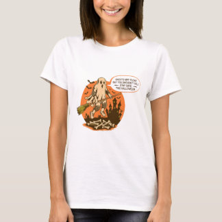 T-shirt Retro Halloween Ghost Safety - Restez en sécurité
