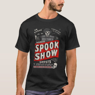 T-shirt Retro Halloween Skeleton Horror Movie de minuit Sp