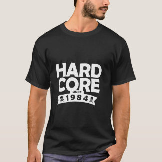T-shirt Retro Hard Core depuis 1984 Graphic Tee 80s Vintag