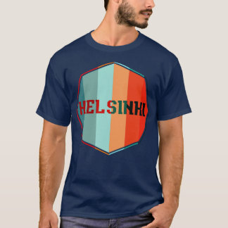 T-shirt Retro Helsinki capitale Finlande