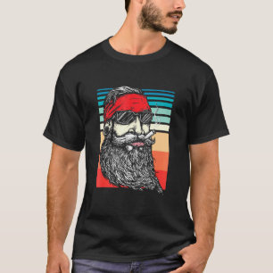 T-shirt Retro Hipster Vintage roulé Hippie Pipe Fumeur U