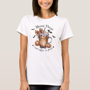 T-shirt Retro Hocus Pocus J'ai besoin de café pour me conc