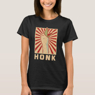 T-shirt Rétro Honk Drôle Goose Duck Hommes Femmes