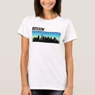 T-shirt Rétro horizon de Boston