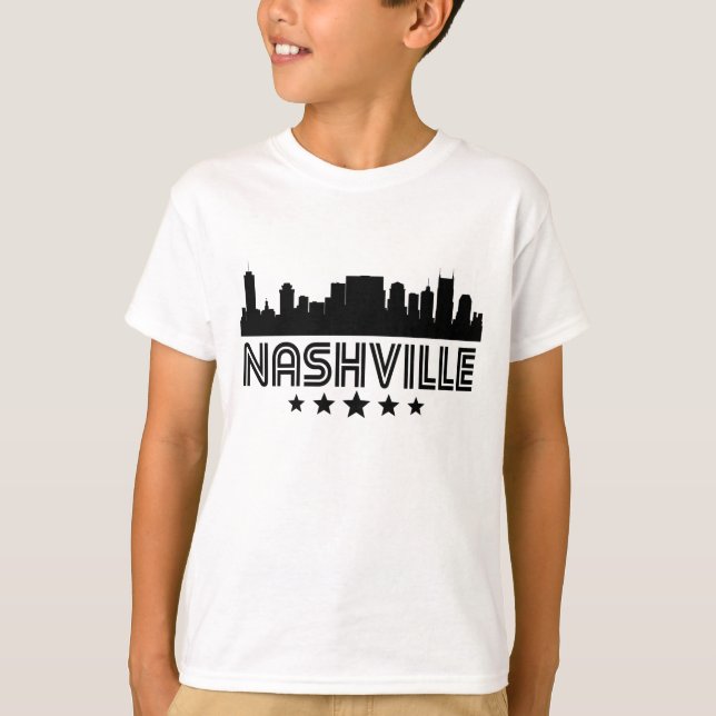 T-shirt Rétro horizon de Nashville (Devant)