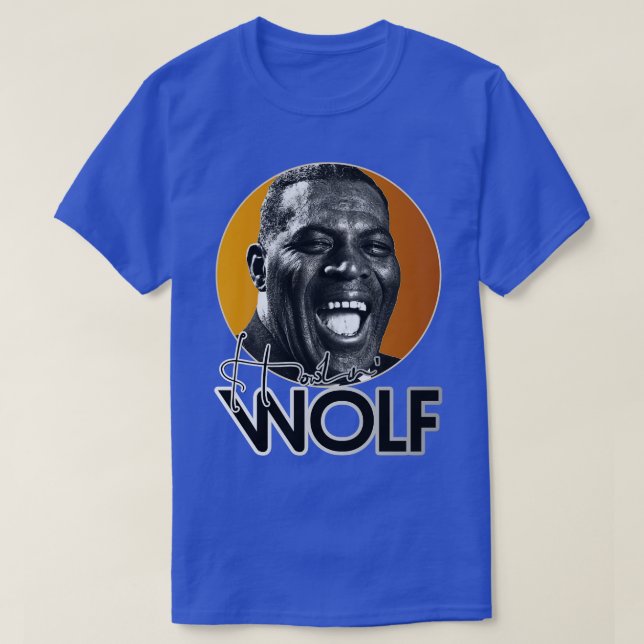 T-shirt Retro Howlin Wolf Gold Tribute (Design devant)