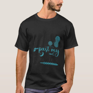 T-shirt Retro I Knit Passé Mon Lit De Couture De Lit Quilt