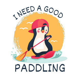 T-shirt Rétro I Need A Good Paddling Kayaking Kayaker