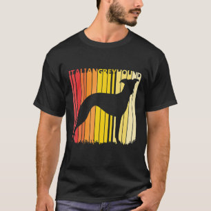 T-shirt Retro Italian Greyhound Dog Retro Dog Lover