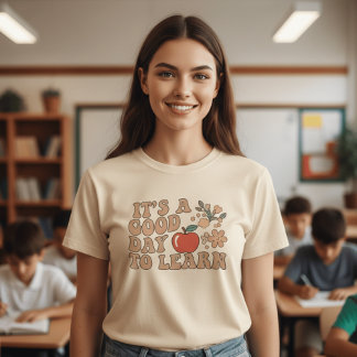 T-shirt Retro It's A Good Day To Learn Teacher  | Groovy A