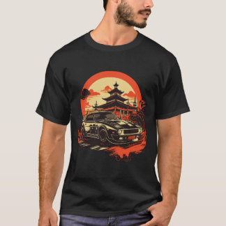 T-shirt Retro Japanese Street Racing - Retro JDM Drifting