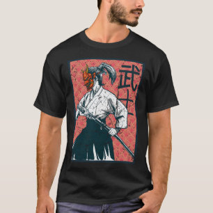 T-shirt Rétro Japon Japonais Geisha oeuvre japonaise Onna 
