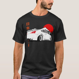 T-shirt Retro JDM Sports Car Illustration Minimal Japanese