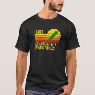 T-shirt Retro Je ne peux pas manger un autre morceau Oh re