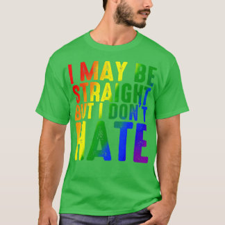 T-shirt Retro Je Peux Être Droit Mais Je Ne Déteste Pas Ra