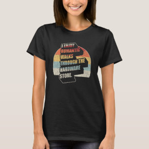 T-shirt Retro Je Profite De Balades Romantiques À Travers