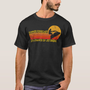 T-shirt Retro Jet Ski 100 Chance De Jetskiing Jet Skier Vi