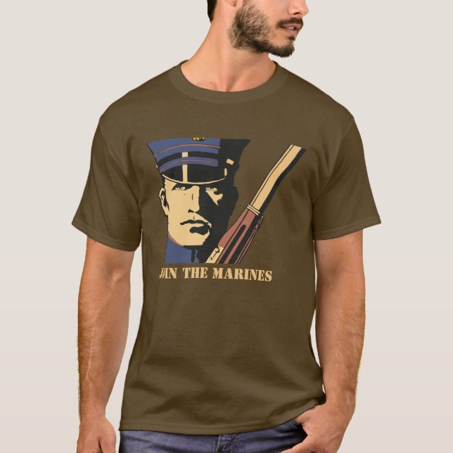 T-shirt Rétro joignez l'obscurité faite sur commande de (Devant)