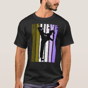 T-shirt Retro Judo filles femmes Karate Judo Anniversaire 