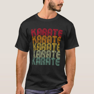 T-shirt Retro Karate Kung Fu Fighting  Karate Men Women