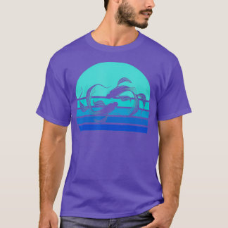 T-shirt Retro Koi Poisson Vintage Poisson Japonais