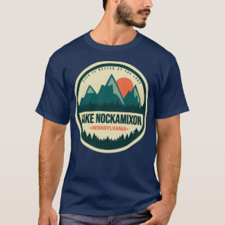 T-shirt Retro Lake Nockamixon Pennsylvanie