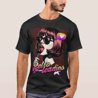 T-shirt Retro Leadies - les années 70 Vintage & mode fémin