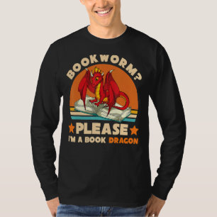 T-shirt Retro Lecture Bookworm S'Il Vous Plaît Je Suis Un