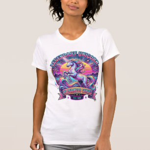 T-Shirt Rétro Légendaire Femme Licorne & Étoiles