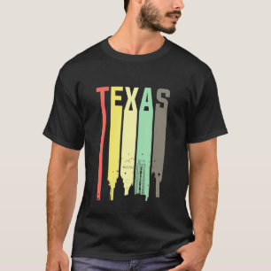 T-shirt Retro les années 70 Austin Texas City Skyline Home
